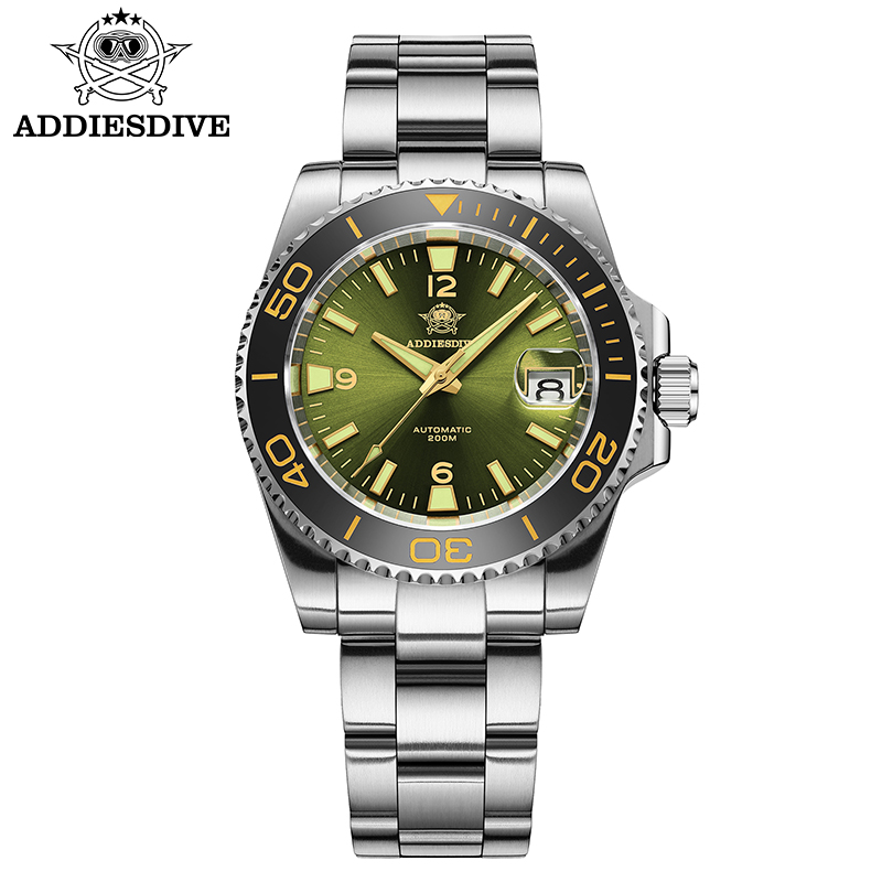 Men'S Accessories Fashion - ADDIESDIVE Nowy Zegarek Nurkowy Męski Prezent