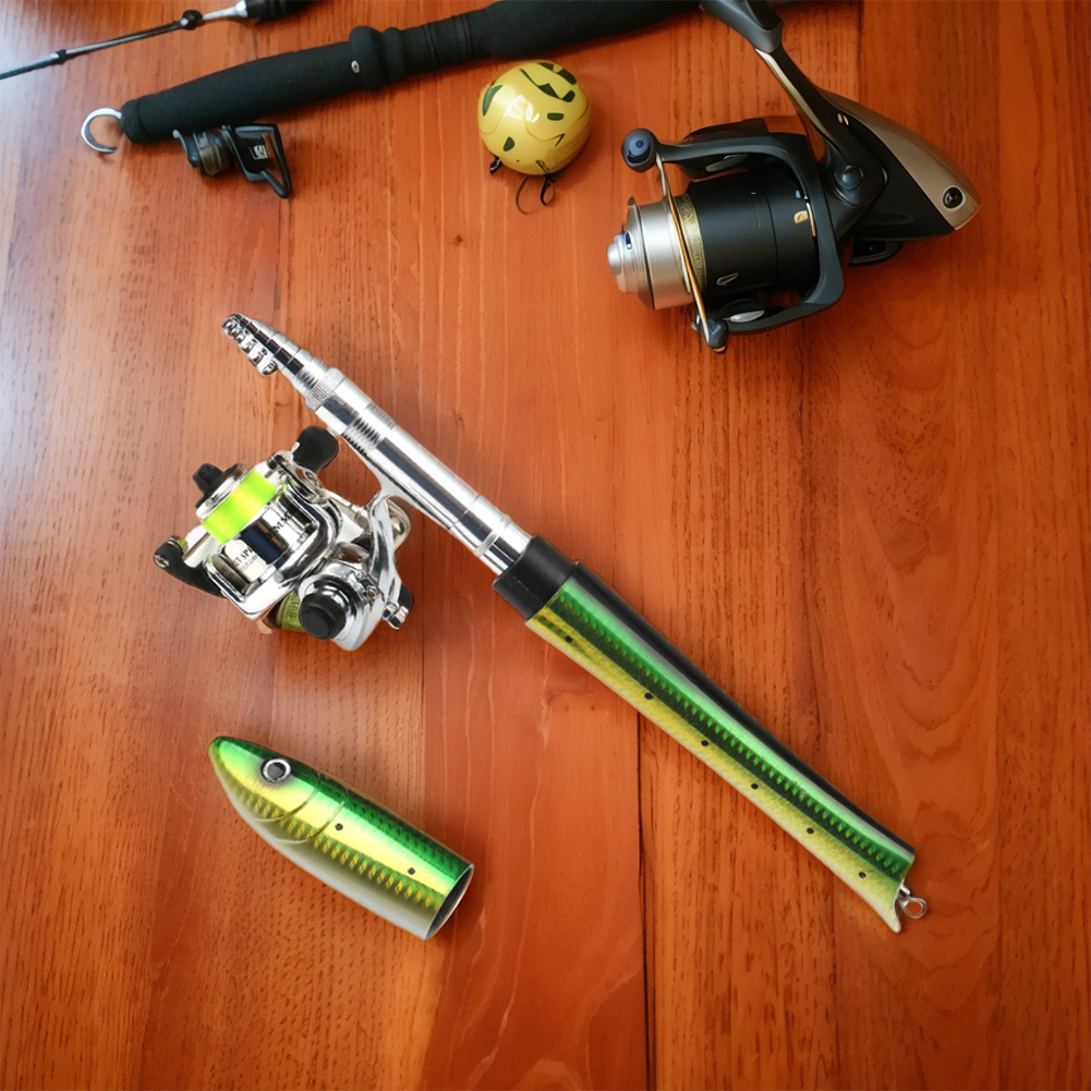 Men Accessories Combo Gift - Przenośna wędka w kształcie ryby z