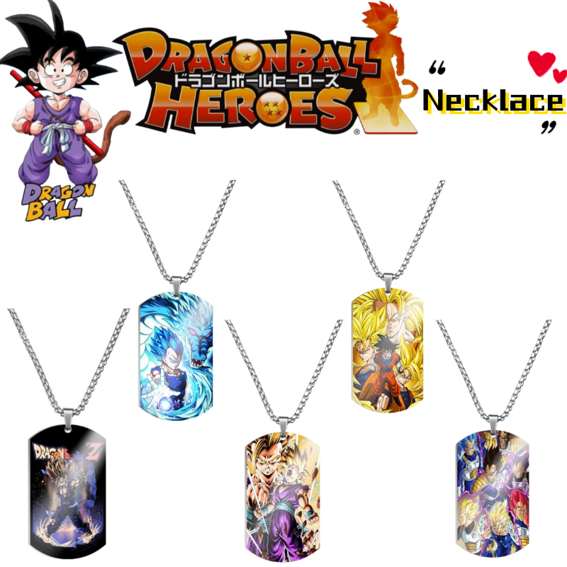 Men'S Accessories Fashion - Modny metalowy naszyjnik Dragon Ball Son