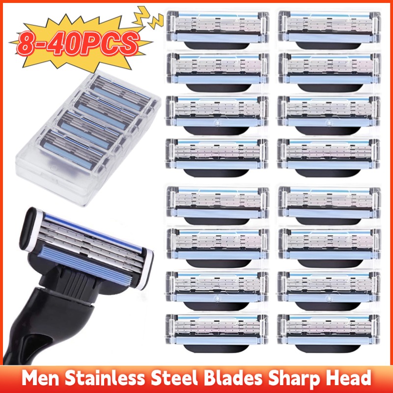 Men Accessories Combo Gift - 8-40 sztuk głowice tnące golarki do