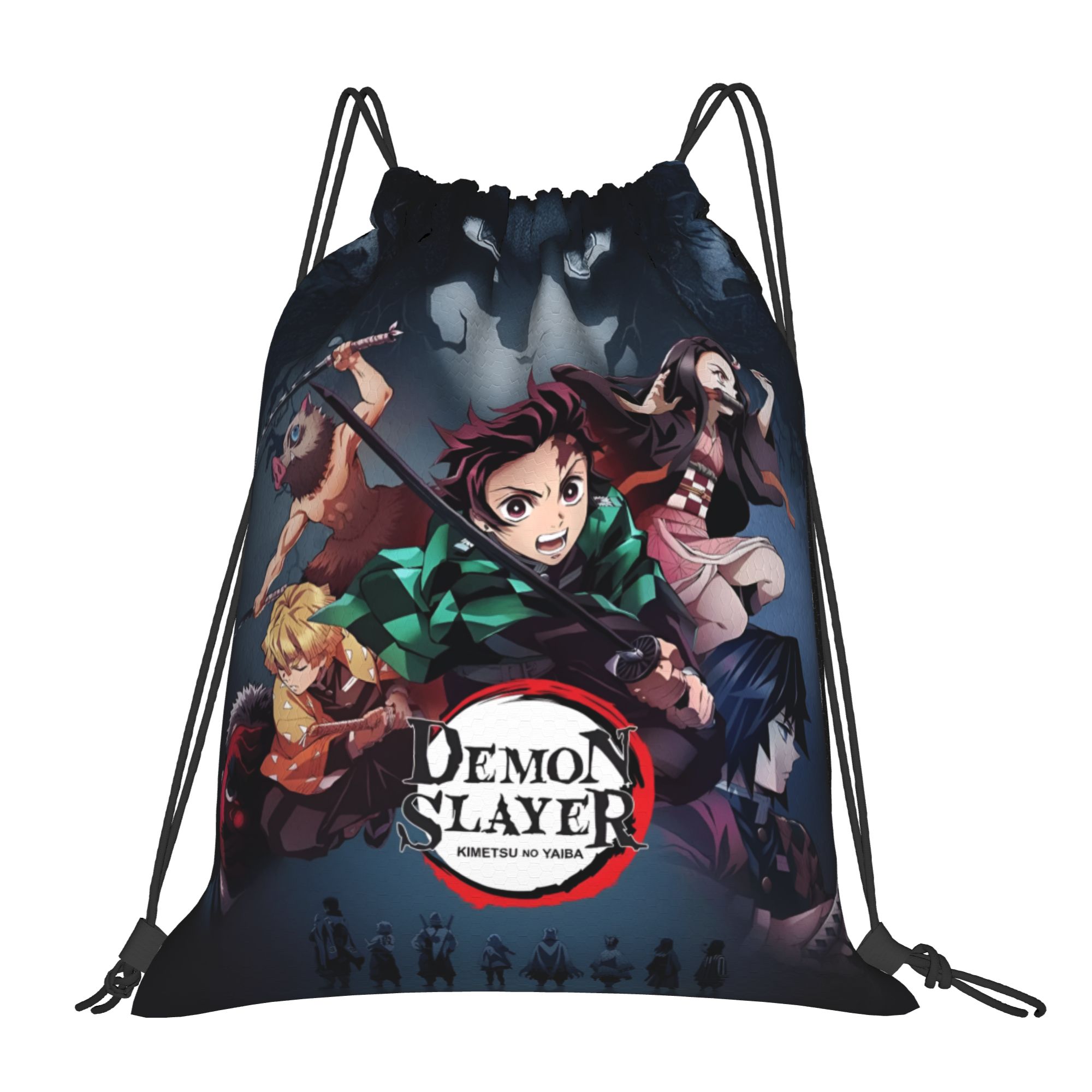 Men Accessories Shop - Personalizowany plecak ze sznurkiem D-Demons Slayers