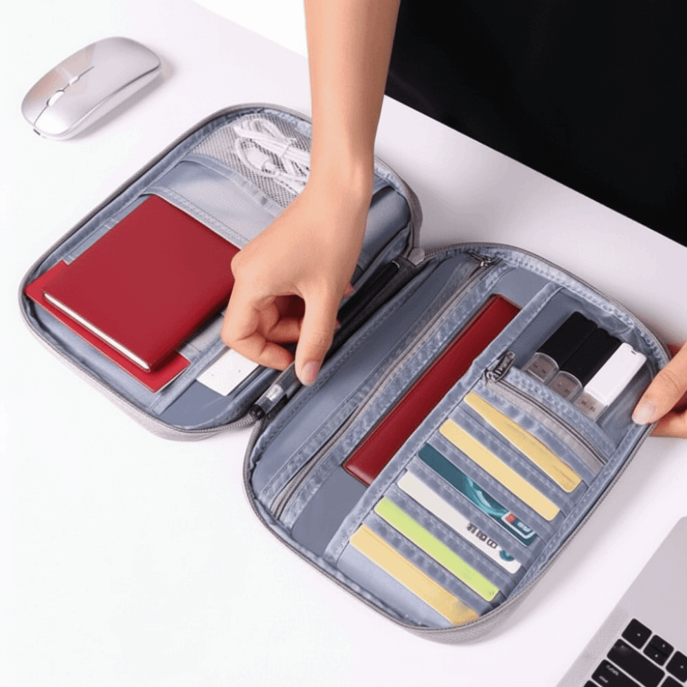 Men'S Accessories Travel Bag - Kreatywna, jednokolorowa torba na paszport, duża