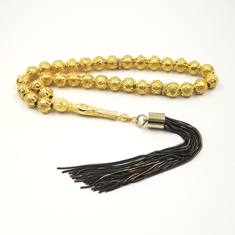 Men Accessories Store - Złoty Tasbih profesjonalny sklep misbaha 33