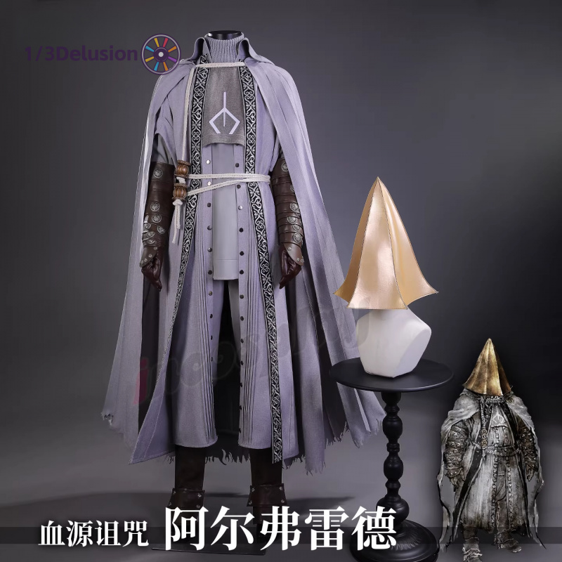 Men Accessories Store - 1/3Delusion Store Bloodborne Alfred Strój Cosplay