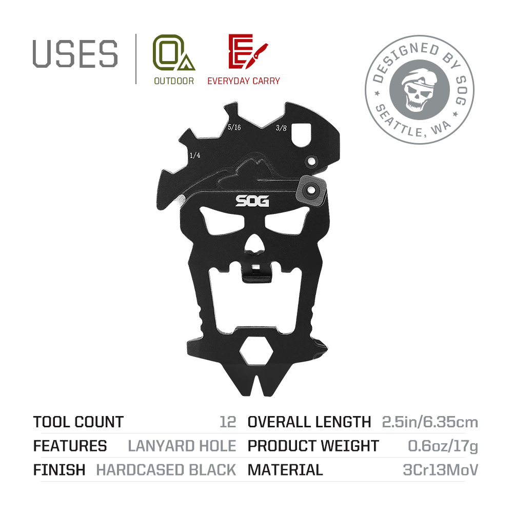 SOG 12 w 1 Multitool MacV Mały – Keychain Multi Tool recenzja i cena