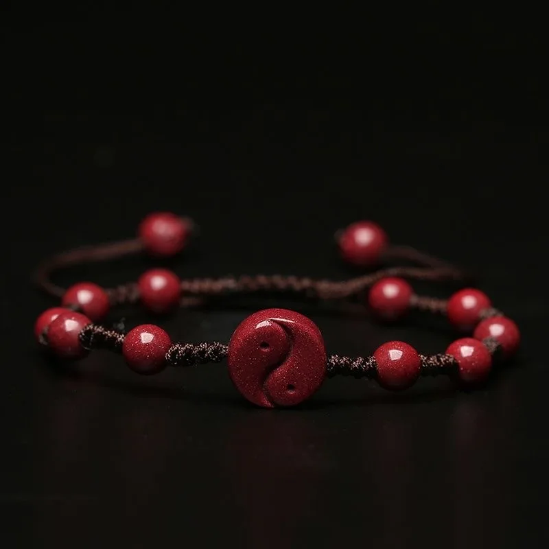 Dostosowane naturalny czerwony – Bracelet Beaded Men recenzja i cena