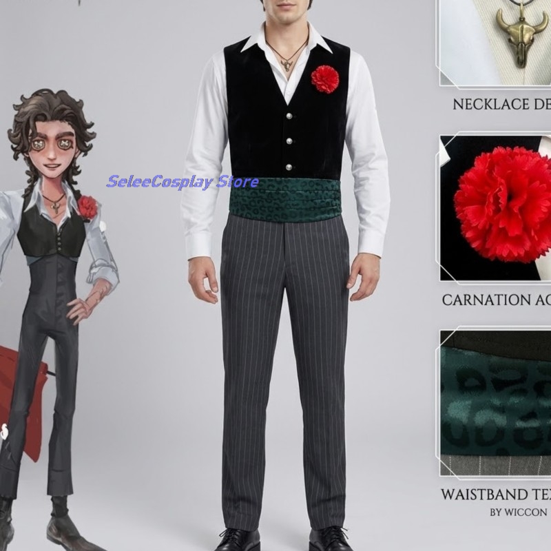 Kostium Cosplay Hernando Romer – Men'S Suit Accessories recenzja i cena