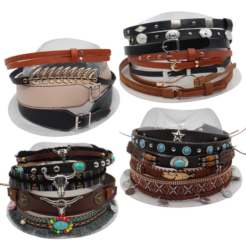 Pasek w stylu retro etno, opas – Men Accessories Ethnic recenzja i cena