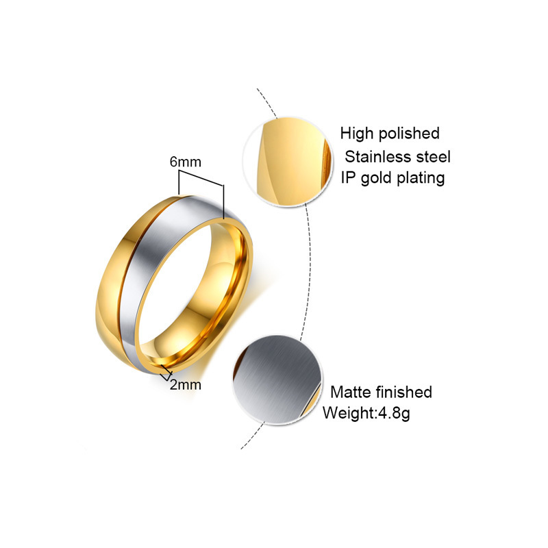 Vnox Temperament obrączki dla  – Men Accessories For Wedding recenzja i cena