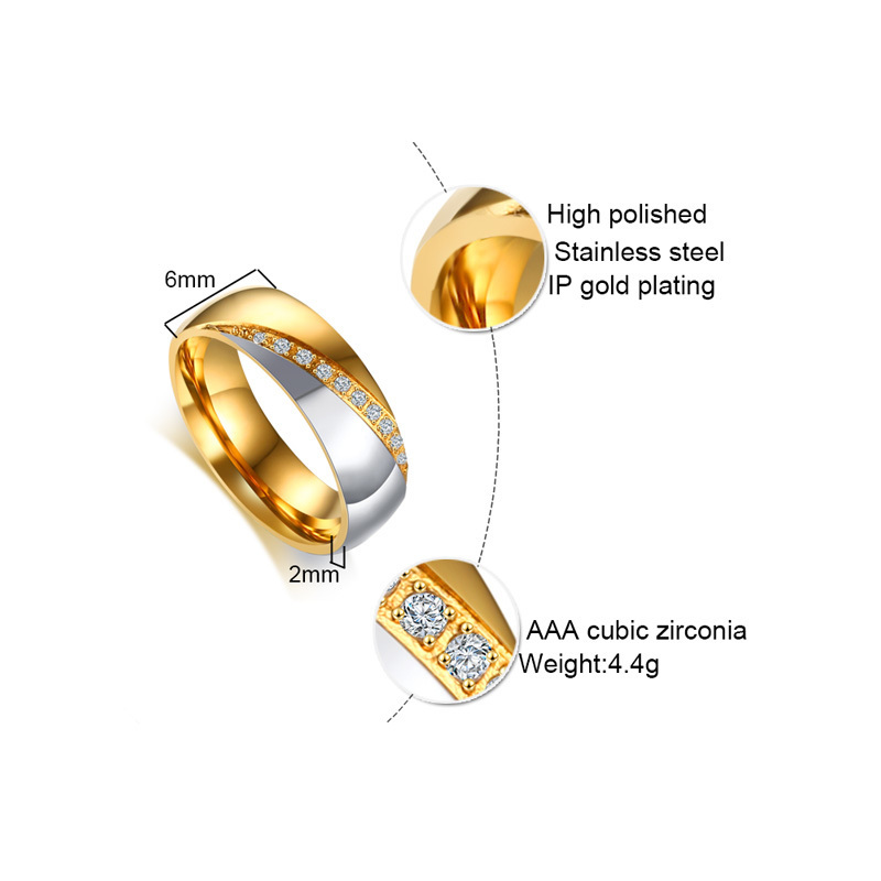 Vnox Temperament obrączki dla  – Men Accessories For Wedding recenzja i cena