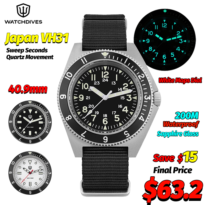 Zegarek kwarcowy Watchdives WD – Men'S Accessories Fashion recenzja i cena