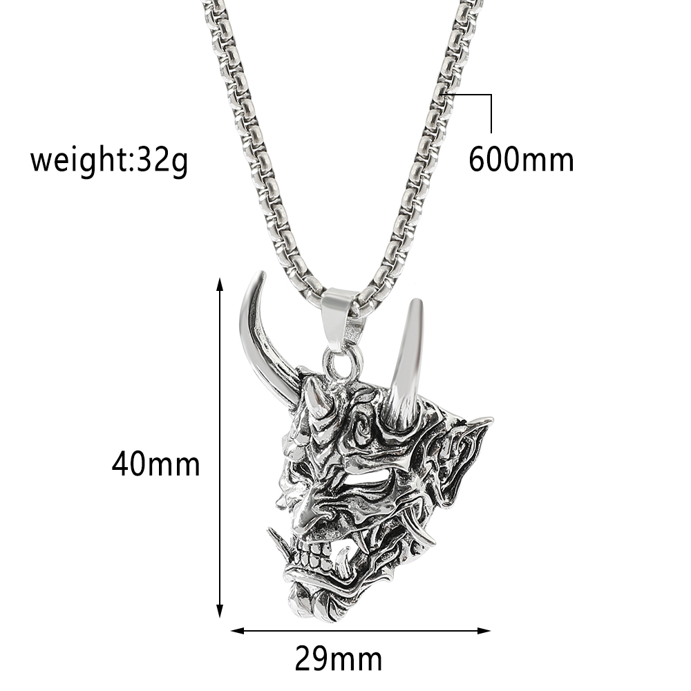 Przystojny Naszyjnik z Maska D – Men'S Accessories Fashion recenzja i cena