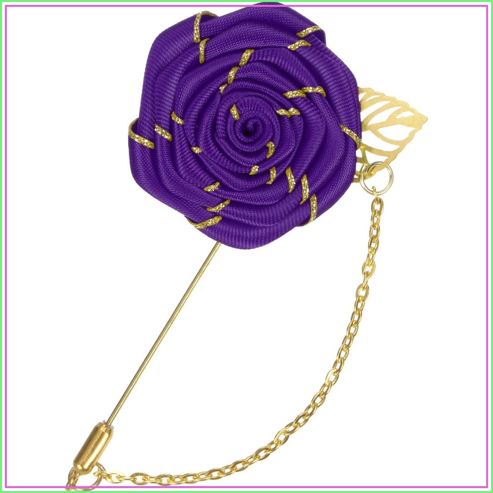 Broszka Róża, Kwiat Róży z Zło – Men Accessories For Wedding recenzja i cena